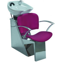 Мойка парикмахерская R ХРОМ с креслом ЛИРА 