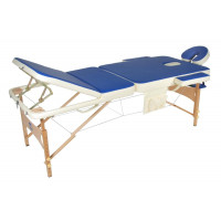 Массажный стол складной деревянный JF-AY01 3-х секционный М/К