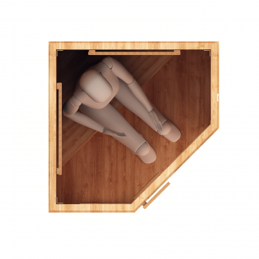 ИК кабина &quot;STANDART&quot; угловая