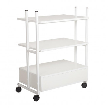 Тележка косметологическая Трио с ящиком