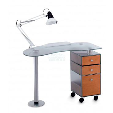 Стол маникюрный однотумбовый 185 L