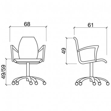 Кресло парикмахерское &quot;NIKE GLOSS&quot;