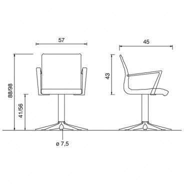 Кресло парикмахерское &quot;ALUOTIS&quot;