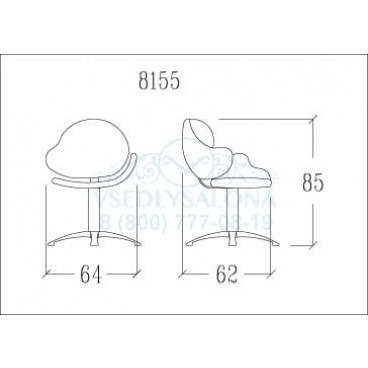Кресло парикмахерское UMA