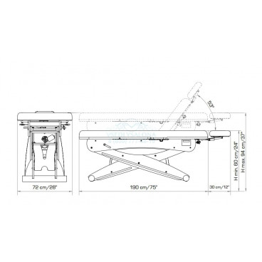 Массажная кушетка &quot;Sereneya-1S&quot;