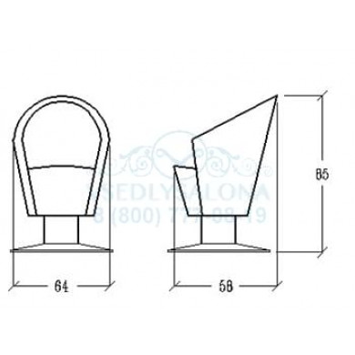 Кресло парикмахерское Sahara