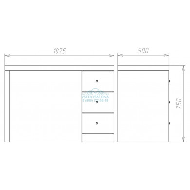 Маникюрный стол Apex III ECO