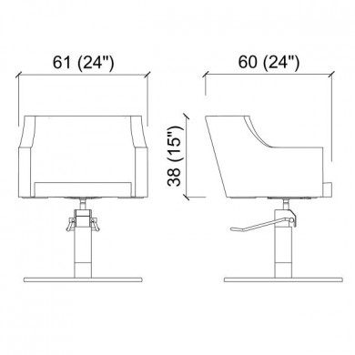Кресло парикмахерское &quot;BIRKIN&quot;