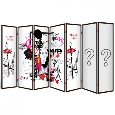 Ширма-перегородка &quot;Рассвет&quot; 7 секций