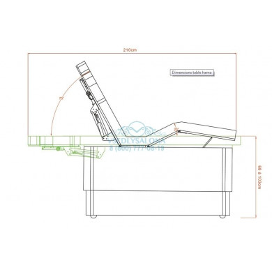Кушетка массажная-трансформер SPA