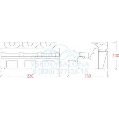 Мойка парикмахерская NAPOLEONE III RELAX