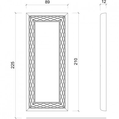 Зеркало парикмахерское &quot;Provocateur&quot;